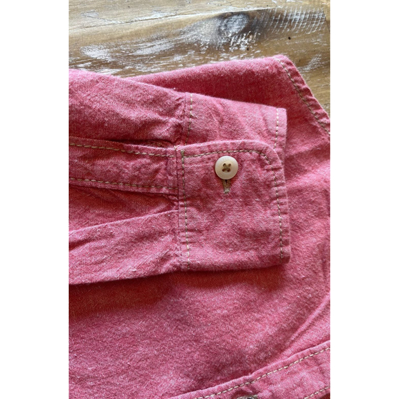 Tucker & Tate salmon button down shirt size 5/6 - Picture 3 of 3